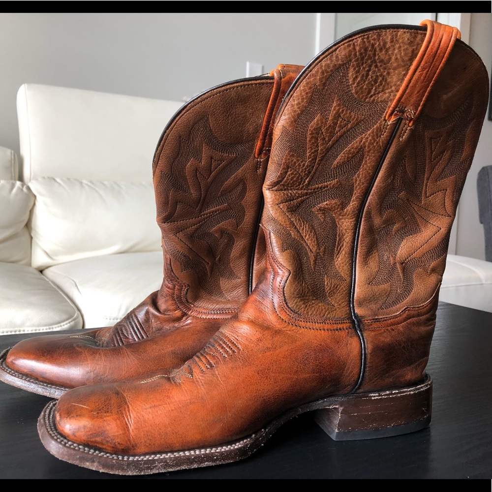 Used Men’s Stetson Cowboy Boots - Size 9.5